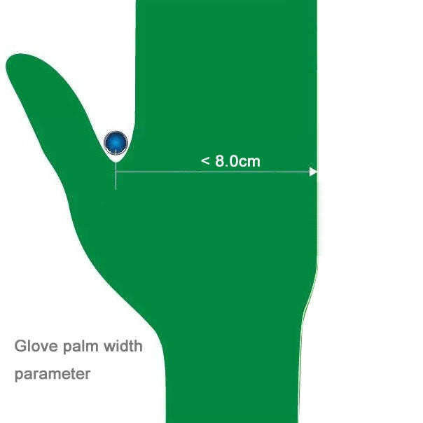 100 PCS AMMEX Durable Disposable Nitrile Rubber Gloves