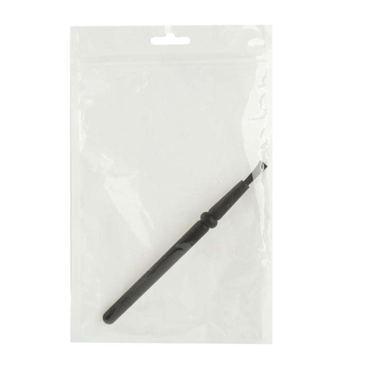 Electronic Component Round Handle Antistatic Cleaning Brush, Length: 14cm(Black)