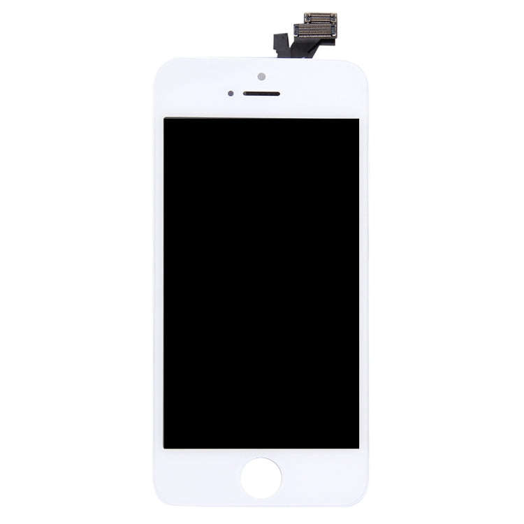 TFT LCD Screen with Frame for iPhone 5 (White)
