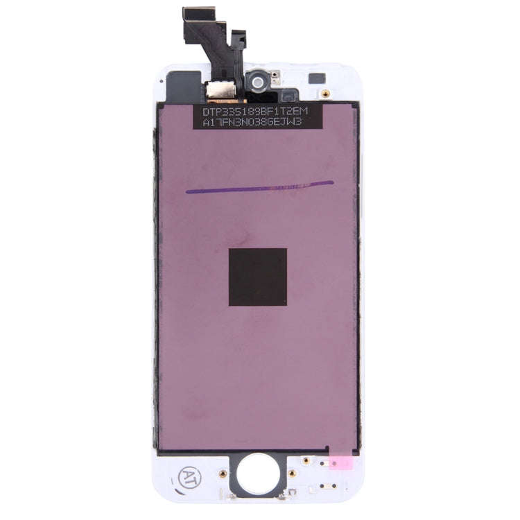 TFT LCD Screen with Frame for iPhone 5 (White)