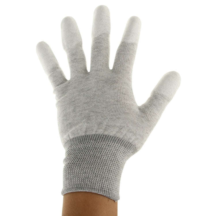 Anti Static ESD Safe Universal Size PU Fingertip Coating Gloves for Computer / Electronic / Phone...