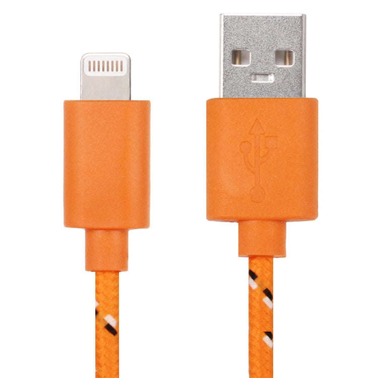 1m Nylon Netting USB Data Transfer Charging Cable For iPhone, iPad, Compatible with up to iOS 15....