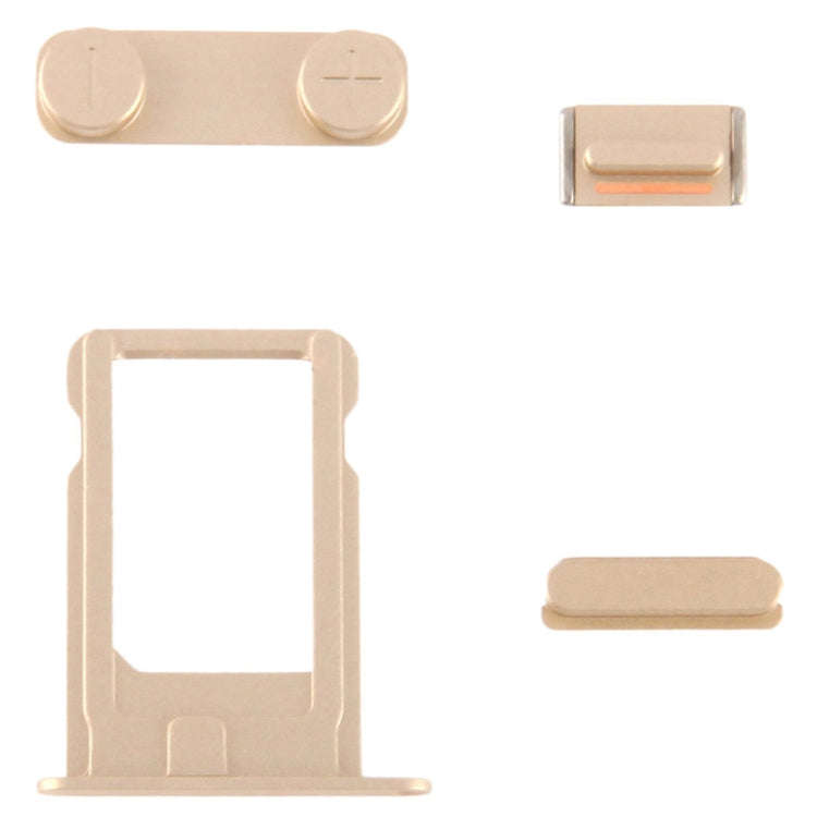 Full Housing Alloy  Back Cover with Mute Button + Power Button + Volume Button + Nano SIM Card Tr...