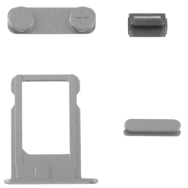 Full Housing Alloy  Back Cover with Mute Button + Power Button + Volume Button + Nano SIM Card Tr...