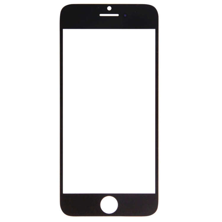 Front Screen Outer Glass Lens for iPhone 6(Black)