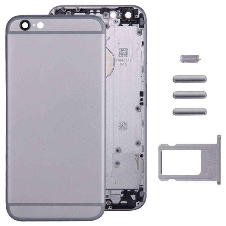 5 in 1 for iPhone 6 (Back Cover + Card Tray + Volume Control Key + Power Button + Mute Switch Vib...