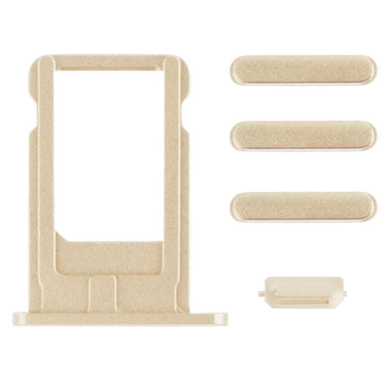 Original Card Tray & Volume Control Key & Screen Lock Key & Mute Switch Vibrator Key Kit for iPho...