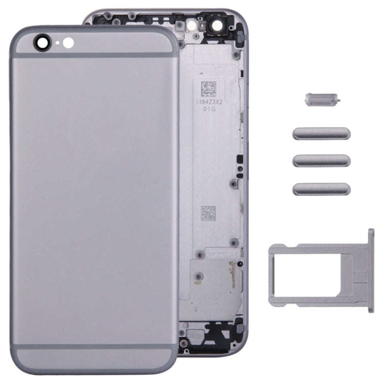 Full Assembly Housing Cover for iPhone 6, Including Back Cover & Card Tray & Volume Control Key &...