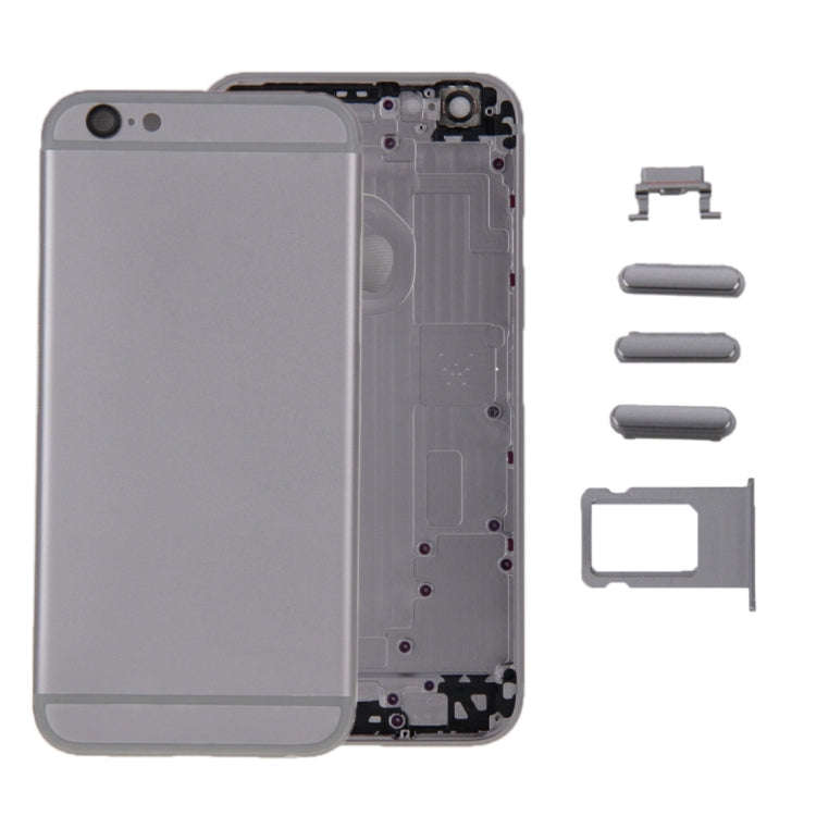 6 in 1 for iPhone 6 (Back Cover + Card Tray + Volume Control Key + Power Button + Mute Switch Vib...