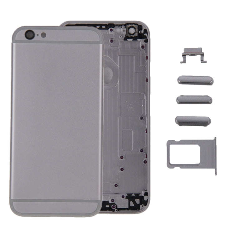 6 in 1 for iPhone 6 (Back Cover + Card Tray + Volume Control Key + Power Button + Mute Switch Vib...