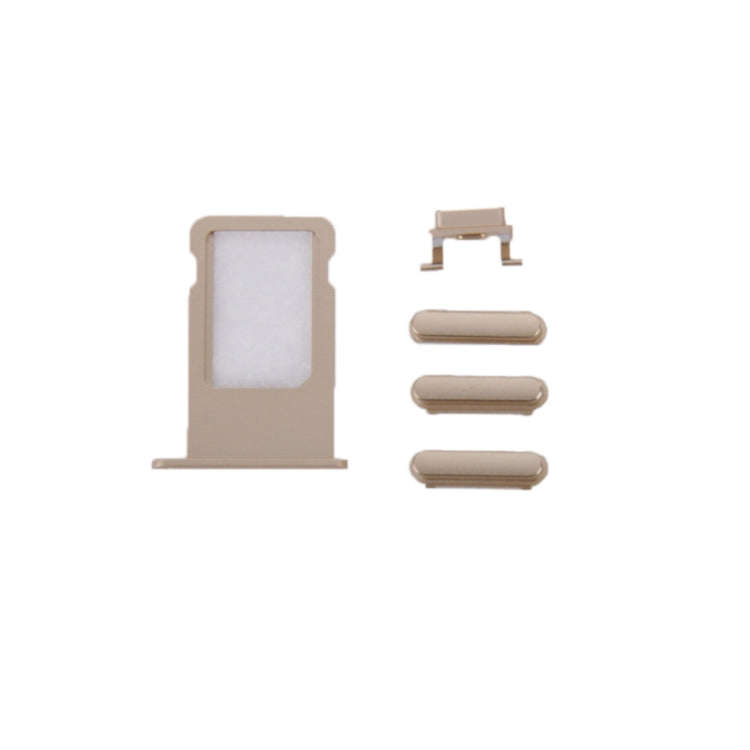 6 in 1 for iPhone 6 (Back Cover + Card Tray + Volume Control Key + Power Button + Mute Switch Vib...