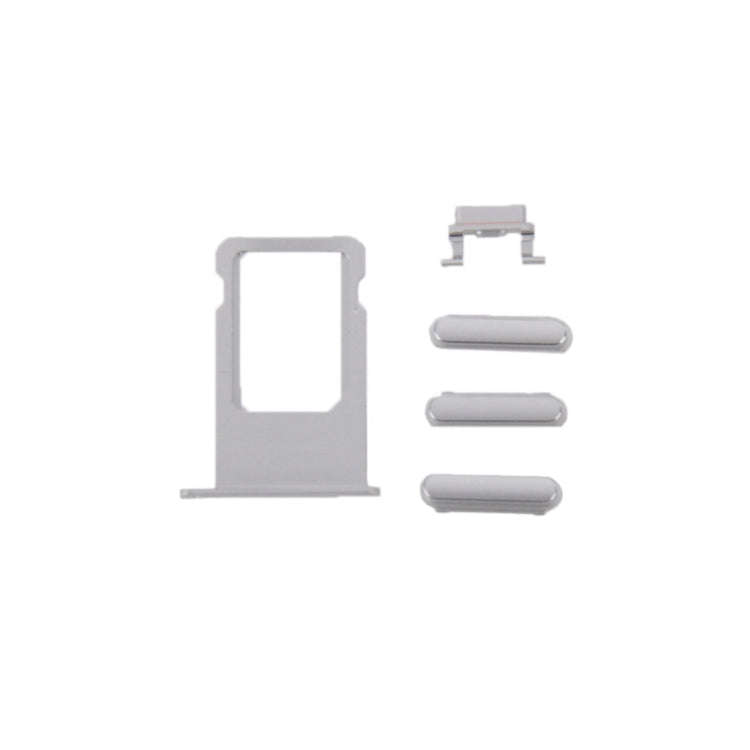 6 in 1 for iPhone 6 (Back Cover + Card Tray + Volume Control Key + Power Button + Mute Switch Vib...