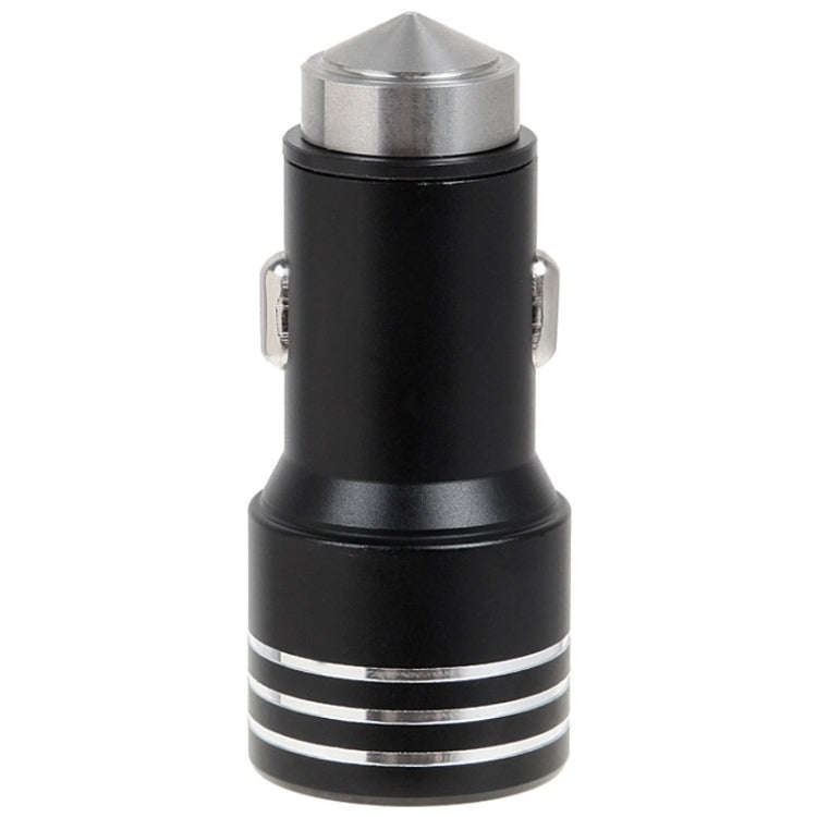 KX-C001 2 USB Ports 5V 4.2A Car Charger with Safety Hammer Function, For iPhone, iPad, Galaxy,  H...