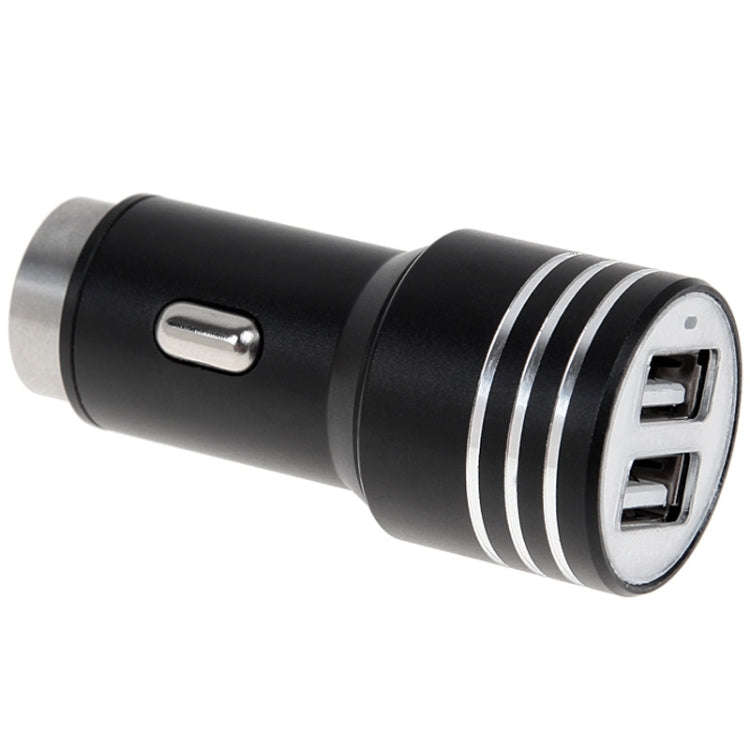 KX-C001 2 USB Ports 5V 4.2A Car Charger with Safety Hammer Function, For iPhone, iPad, Galaxy,  H...