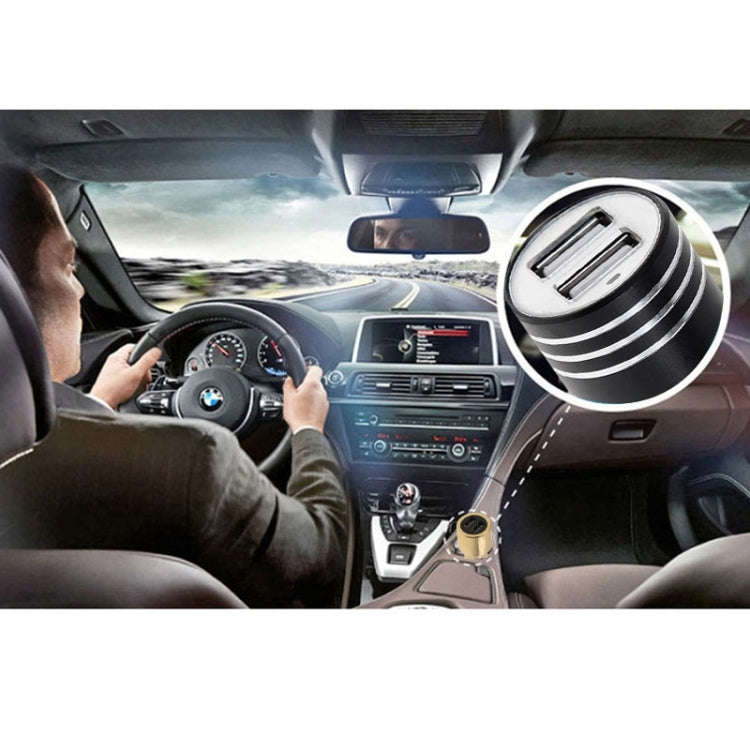 KX-C001 2 USB Ports 5V 4.2A Car Charger with Safety Hammer Function, For iPhone, iPad, Galaxy,  H...