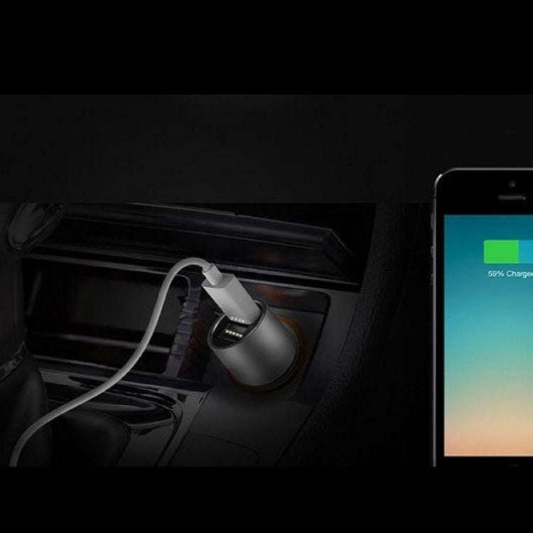 KX-C001 2 USB Ports 5V 4.2A Car Charger with Safety Hammer Function, For iPhone, iPad, Galaxy,  H...