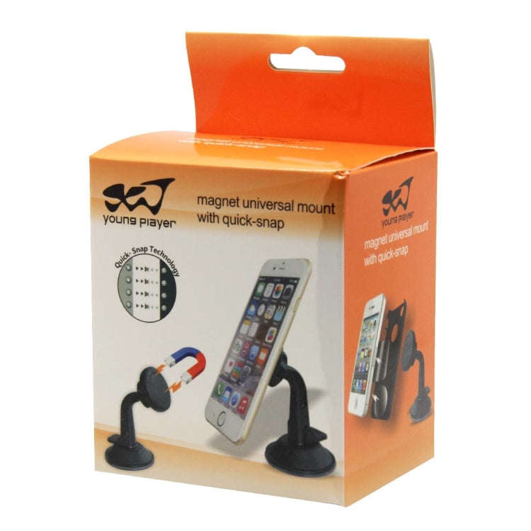 Young Player Magnetic 360 Degrees Rotation Super Suction Cup Car Mount Holder with Quick-Snap, Fo...
