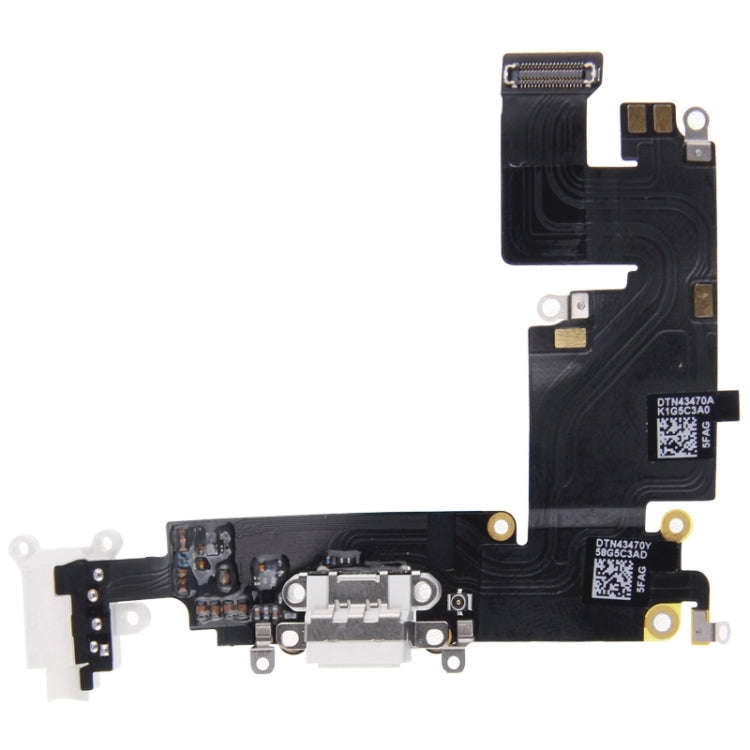 Charging Port Dock Connector Flex Cable  for iPhone 6 Plus(White)