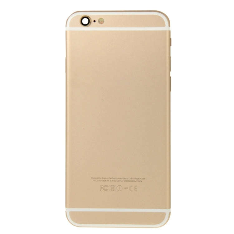 Full Housing Back Cover for iPhone 6 Plus(Gold)