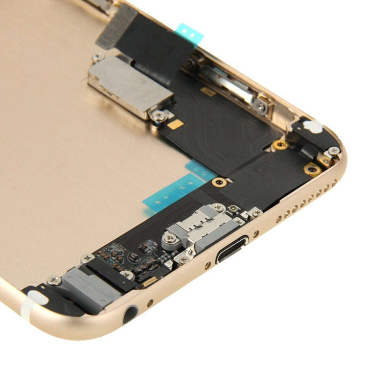 Full Housing Back Cover for iPhone 6 Plus(Gold)