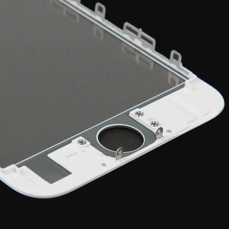 Front Screen Outer Glass Lens with Front LCD Screen Bezel Frame for iPhone 6s(White)