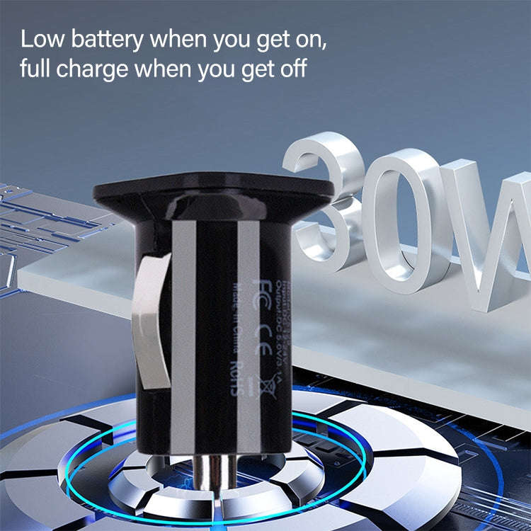 USAMS High Performance 2.1A + 1A Dual USB Port Car Charger for iPad Air 2 & Air & 4, iPhone 6 & 6...