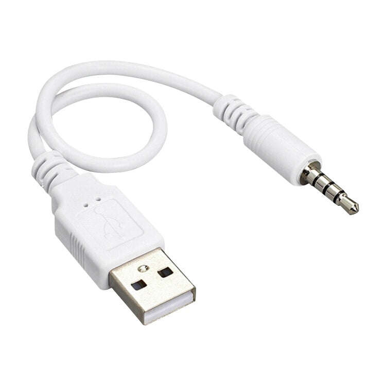 USB to 3.5mm Jack Data Sync & Charge Cable for iPod Shuffle 1st /2nd /3rd Generation, Length: 15....