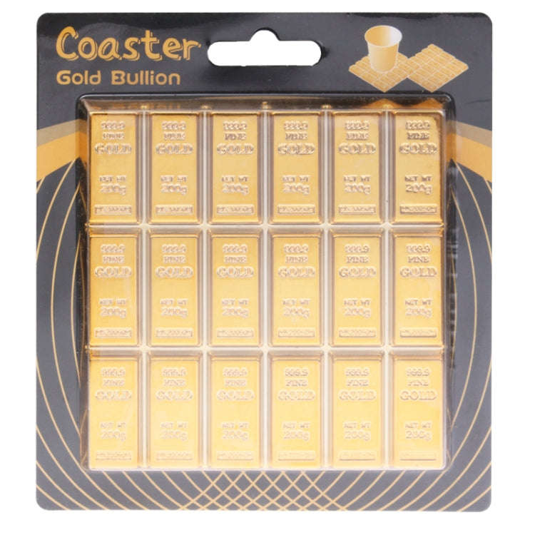 Creative Gold Bar Shaped Anti-slip Heat Insulation Mat for Dishware