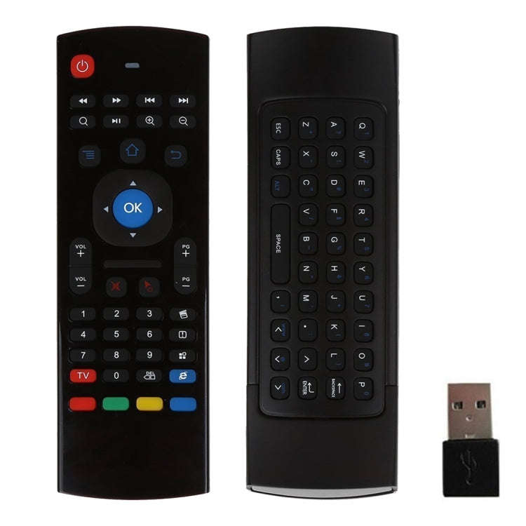 MX3 Air Mouse Wireless 2.4G Remote Control Keyboard with Browser Shortcuts for Android TV Box / M...