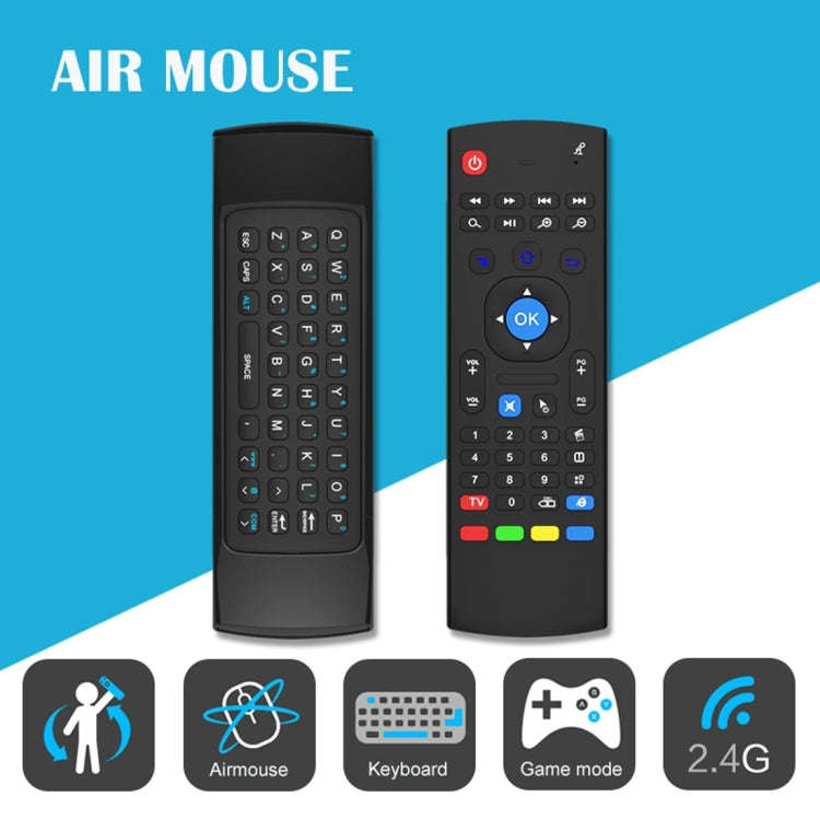 MX3 Air Mouse Wireless 2.4G Remote Control Keyboard with Browser Shortcuts for Android TV Box / M...