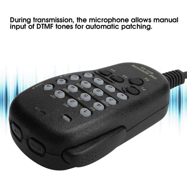 MH-48A6J DTMF Microphone for Yaesu MH-48A6J FT-7800R FT-8800 FT-8900R Radio(Black)