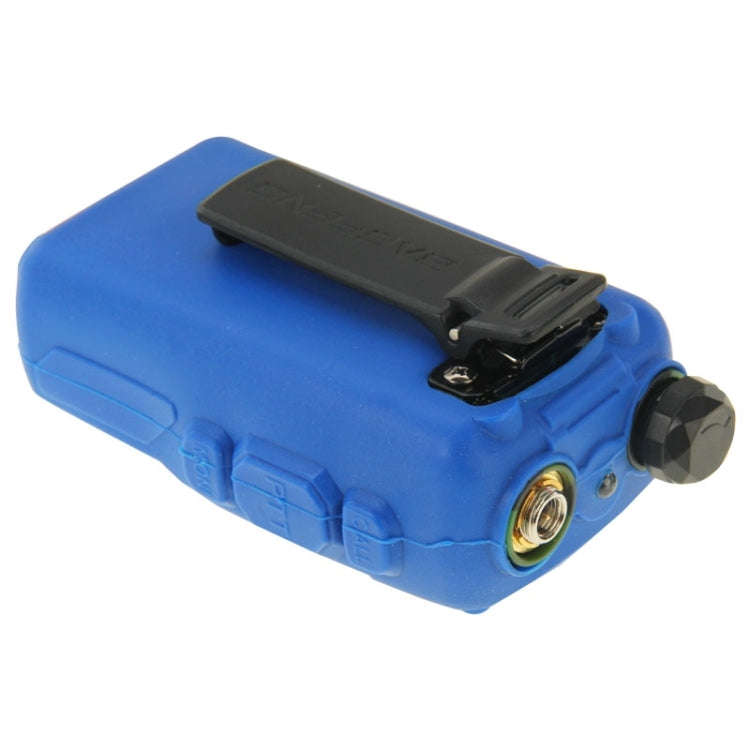 Pure Color Silicone Case for UV-5R Series Walkie Talkies(Blue)