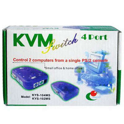 4-PORT KVM Switch