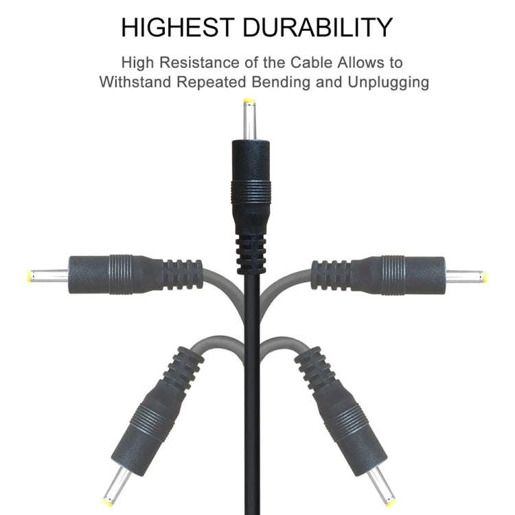 USB Male to DC 2.5 x 0.7mm Power Cable, Length: 1.2m(Black)
