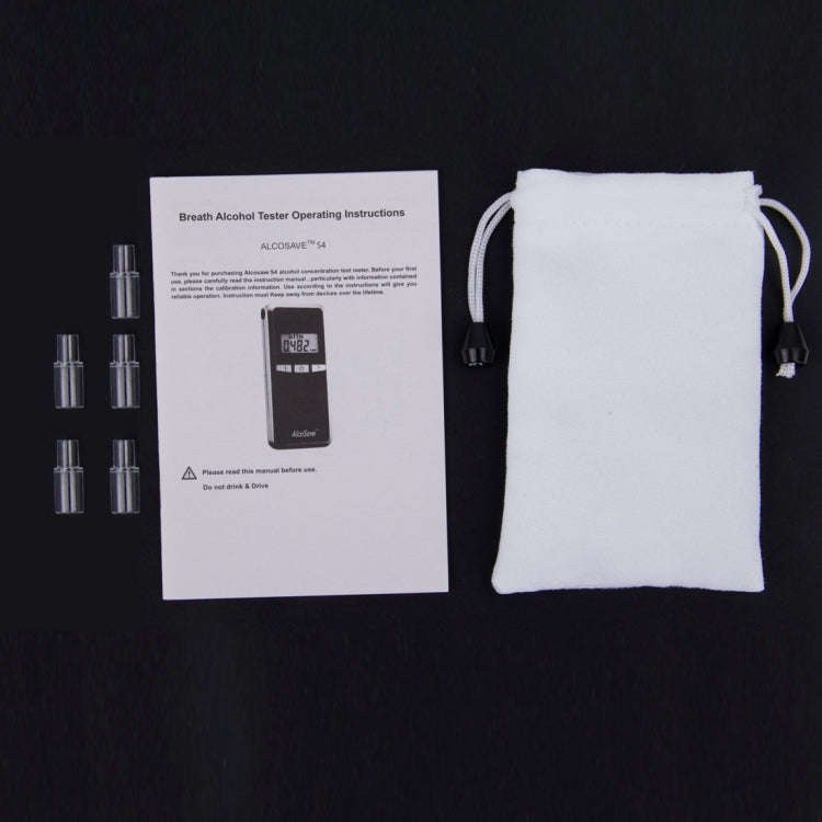 Alcohol 4 Digital LCD Display Breath Analyzer Tester(Black)