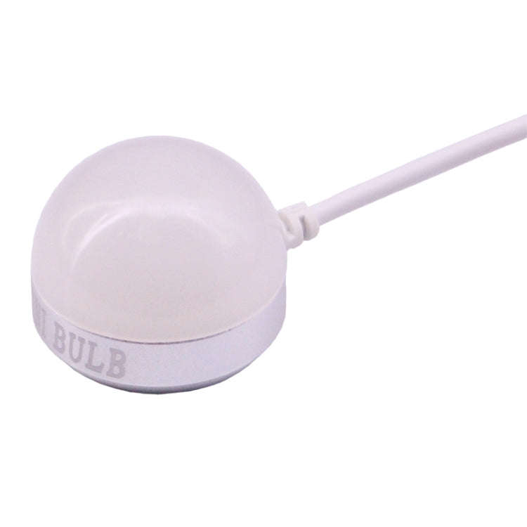 2W USB LED Light Bulb with Magnetic & Cable, USB-2W-WW 5V 140-150Lumens 6 LED