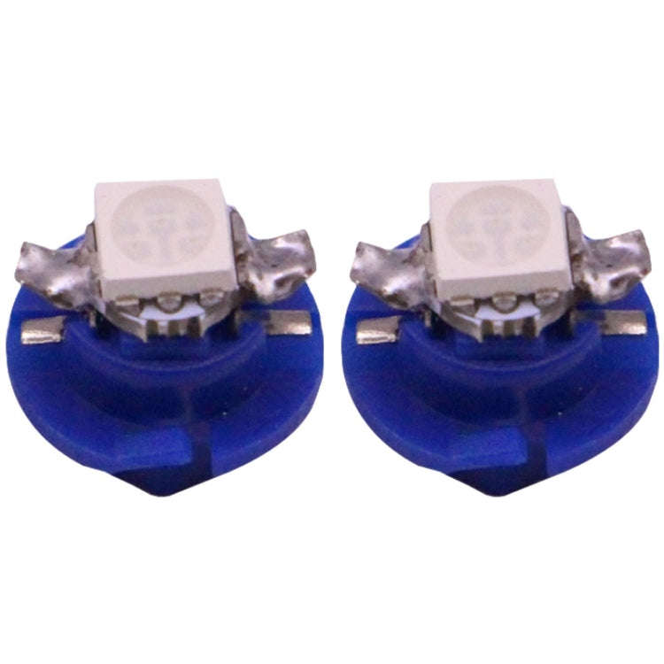 2 PCS B8.4 Blue Light 0.2W 12LM 1 LED SMD 5050 LED Instrument Light Bulb Dashboard Light for Vehi...
