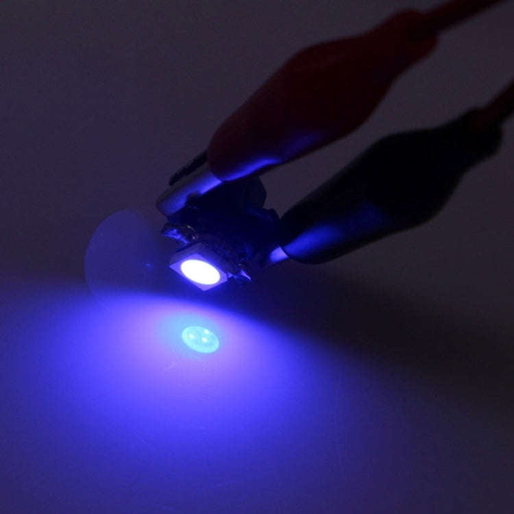 2 PCS B8.4 Blue Light 0.2W 12LM 1 LED SMD 5050 LED Instrument Light Bulb Dashboard Light for Vehi...