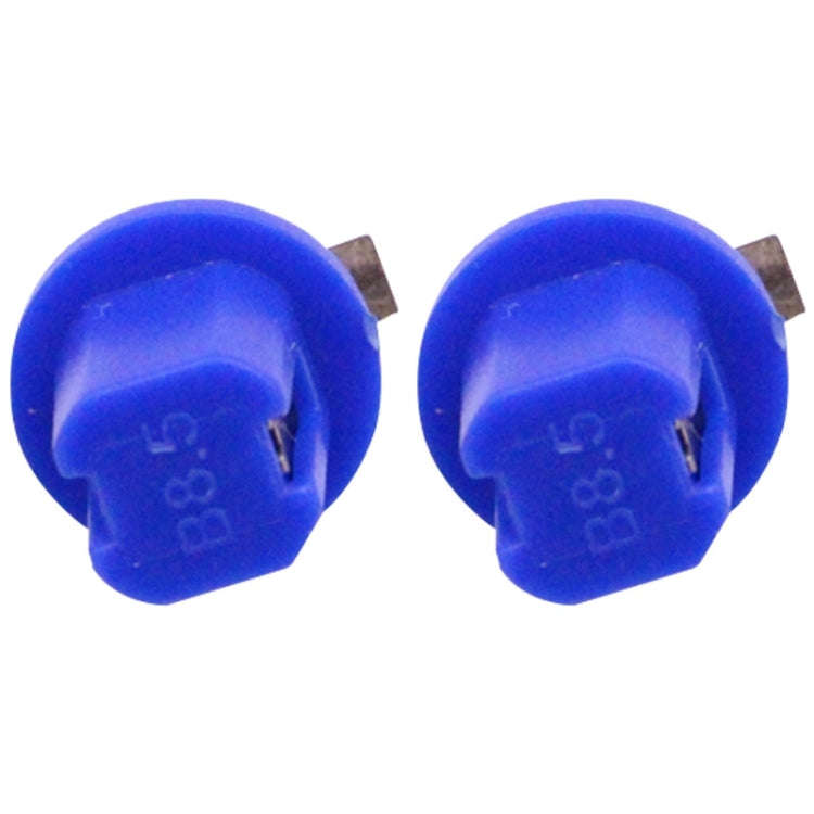 2 PCS B8.5 Blue Light 0.2W 12LM 1 LED SMD 5050 LED Instrument Light Bulb Dashboard Light for Vehi...