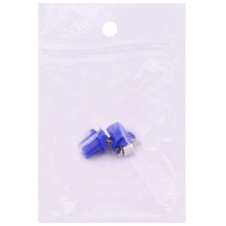 2 PCS B8.5 Blue Light 0.2W 12LM 1 LED SMD 5050 LED Instrument Light Bulb Dashboard Light for Vehi...