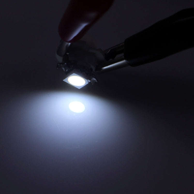 2 PCS B8.5 White Light 0.2W 12LM 1 LED SMD 5050 LED Instrument Light Bulb Dashboard Light for Veh...