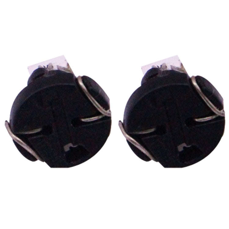 2 PCS T3 White Light 0.1W 5LM 1 LED SMD 3528 LED Instrument Light Bulb Dashboard Light for Vehicl...