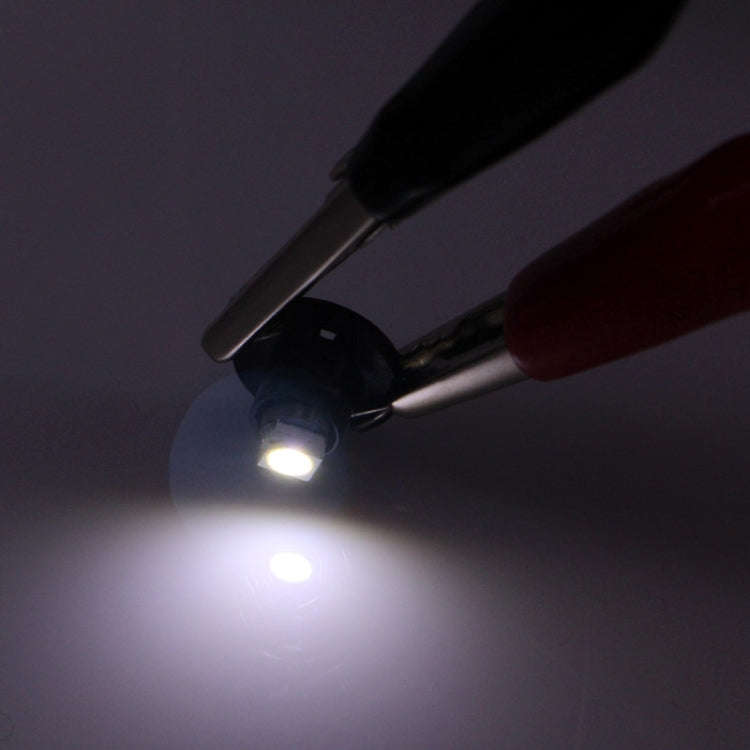 2 PCS T3 White Light 0.1W 5LM 1 LED SMD 3528 LED Instrument Light Bulb Dashboard Light for Vehicl...