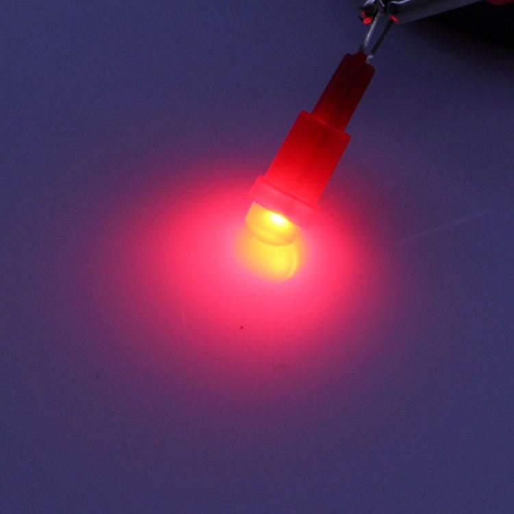 2 PCS T5 0.5W 20LM Red Light 1 LED COB LED Instrument Light Bulb Dashboard Light for Vehicles, DC...
