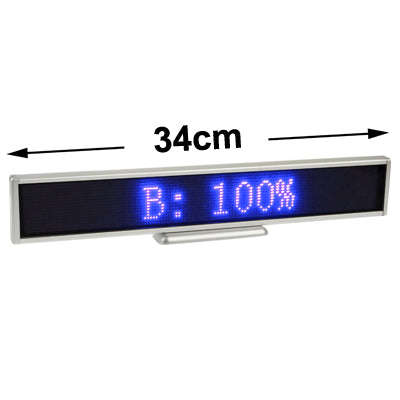 Programmable LED Moving Scrolling Message Display Sign Indoor Board, Display Resolution: 128 x 16...