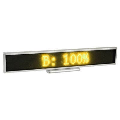 Programmable LED Moving Scrolling Message Display Sign Indoor Board, Yellow Programmable LED Movi...