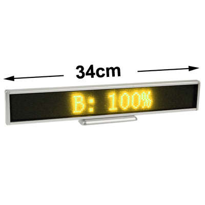 Programmable LED Moving Scrolling Message Display Sign Indoor Board, Yellow Programmable LED Movi...
