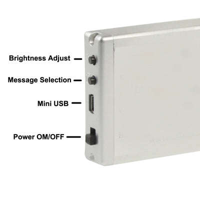 Programmable LED Moving Scrolling Message Display Sign Indoor Board, Yellow Programmable LED Movi...