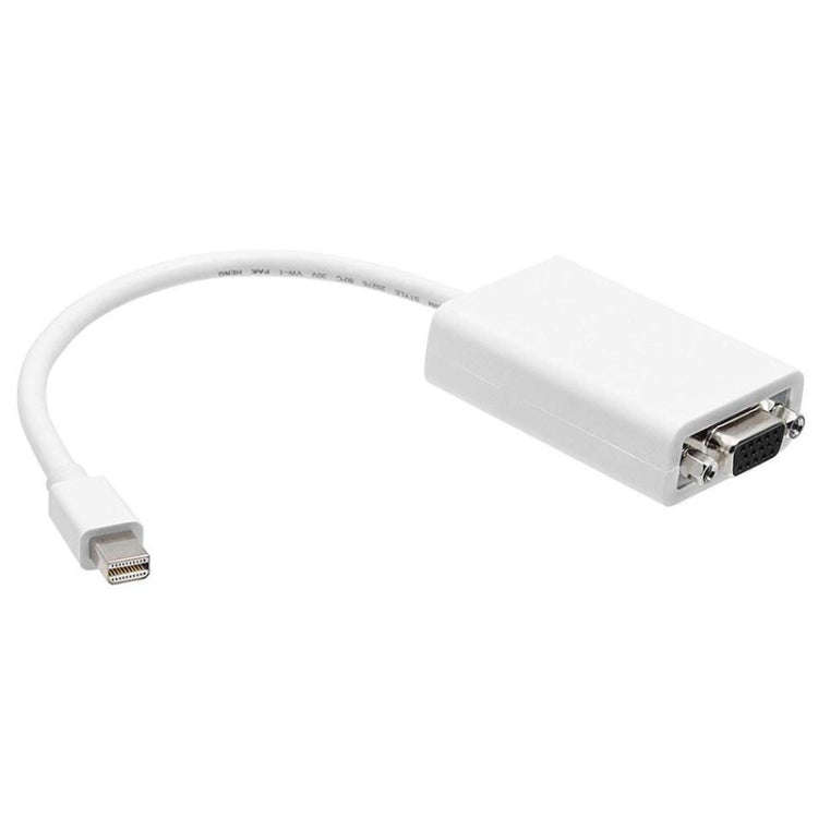 Mini Display to VGA 15 Pin Female Adapter for Apple(White)