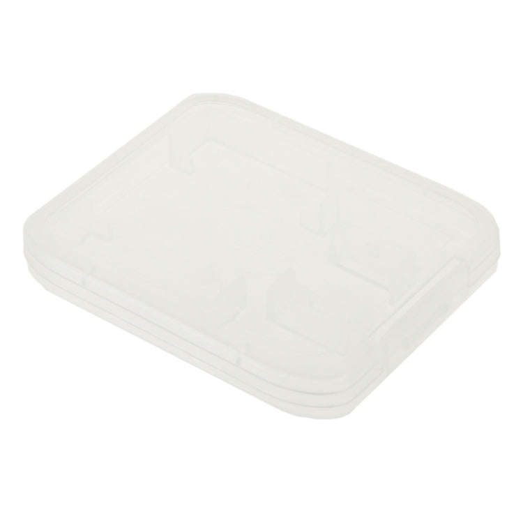 100Pcs Transparent Plastic Storage Card Box for SD Card + Micro SD Card(TF Card)(Transparent)